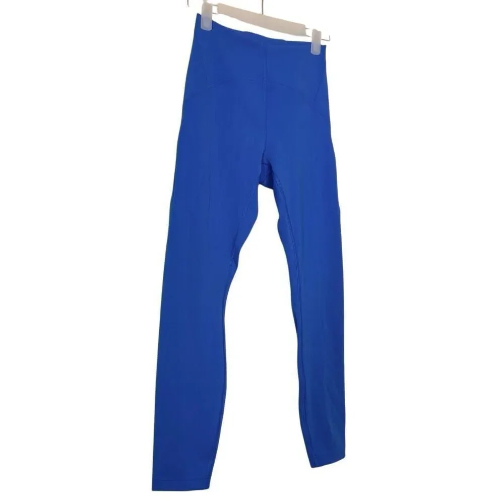 Lululemon Athletica InStill High-Rise 4-Way Stretch Tight Leggings Blue Size 4